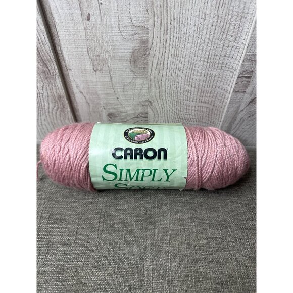 Mainstays & Caron Simply Soft Acrylic Yarn Bundle Mixed Lot Black Pink Burgundy - Picture 9 of 15